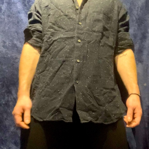 XL Slim Fit Club Monaco textured Button Up - Picture 2 of 5